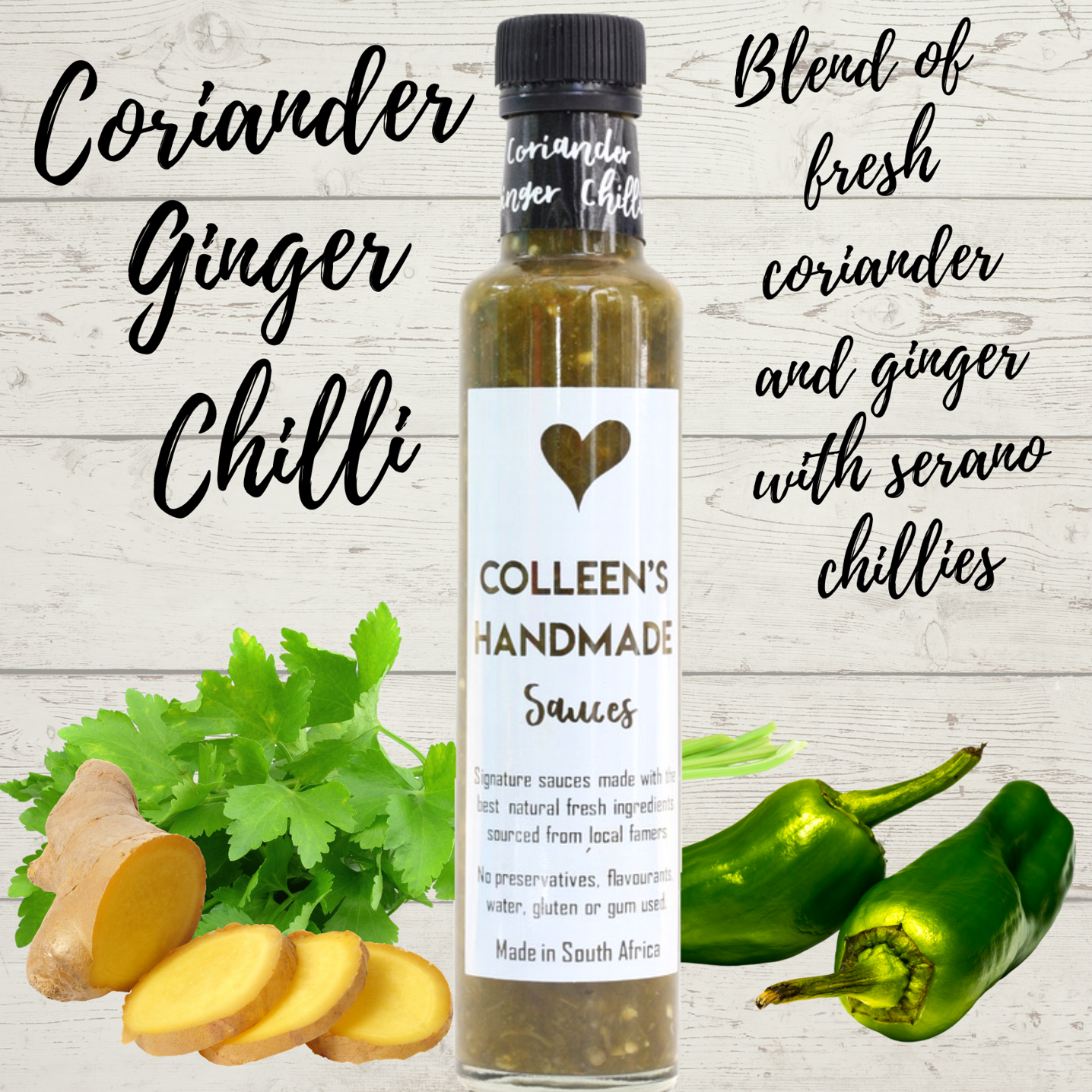 Coriander Giner chilli